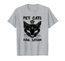 Ladda upp bild till gallerivisning, Pet Cats Hail Satan Tshirt
