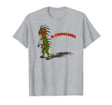 Ladda upp bild till gallerivisning, Chupacabra Stands Fangs Bared Red Eyes T Shirt 762000
