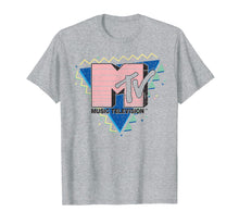 Ladda upp bild till gallerivisning, MTV Pink Stripes Logo 90's Retro Design Graphic T-Shirt

