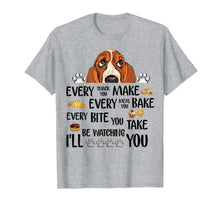 Ladda upp bild till gallerivisning, Funny shirts V-neck Tank top Hoodie sweatshirt usa uk au ca gifts for I'll be watching you - Basset Hound shirt 468475
