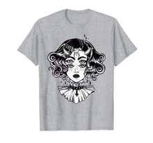 Ladda upp bild till gallerivisning, Funny shirts V-neck Tank top Hoodie sweatshirt usa uk au ca gifts for Horned Devil Girl Tshirt - Satanic Halloween Glitch Goth Tee 193563
