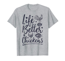 Ladda upp bild till gallerivisning, Funny shirts V-neck Tank top Hoodie sweatshirt usa uk au ca gifts for Life Is Better With Chickens T shirt Chicken Lover Farm Gift 355425
