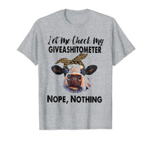 Ladda upp bild till gallerivisning, Funny shirts V-neck Tank top Hoodie sweatshirt usa uk au ca gifts for cow mom let me check my giveashitometer t shirt 2315499

