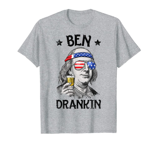 Ben Drankin 4th of July T Shirt Benjamin Franklin Men Gifts 43264