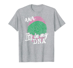 Funny shirts V-neck Tank top Hoodie sweatshirt usa uk au ca gifts for AKA It's In My DNA - AKA Shirts - AKA Gifts - Pink and Green 1562276