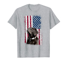 Ladda upp bild till gallerivisning, Funny shirts V-neck Tank top Hoodie sweatshirt usa uk au ca gifts for Patriotic USA Flag Black Labrador T-Shirt for Lab Owners 1481047
