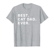 Ladda upp bild till gallerivisning, Mens Best Cat Dad Ever TShirt1059994
