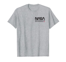 Ladda upp bild till gallerivisning, NASA Shirt, Worm Logo Insignia Symbol USA US Flag Graphic T-Shirt 123312
