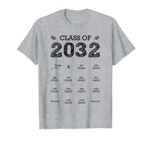 Ladda upp bild till gallerivisning, Class of 2032 Graduation T-shirt Handprints Grow With Me T-Shirt 60385
