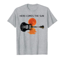 Ladda upp bild till gallerivisning, Here Comes The Sun Guitar Shadow Sunset T-Shirt 160083
