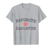 Ladda upp bild till gallerivisning, Favorite Daughter Heart Distressed Vintage Faded   T-Shirt 400272
