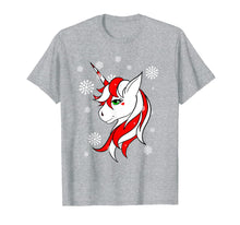 Ladda upp bild till gallerivisning, Funny shirts V-neck Tank top Hoodie sweatshirt usa uk au ca gifts for Christmas Unicorn Fun Girls Kids Snowflake Holiday Xmas T-Shirt 1053320
