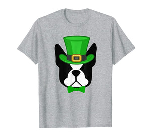 Funny Boston Terrier St.Patricks Gifts for Men Women Mom Kid T-Shirt-954020