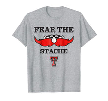 Ladda upp bild till gallerivisning, Texas Tech Red Raiders Fear The Stache T-Shirt - Apparel 233828

