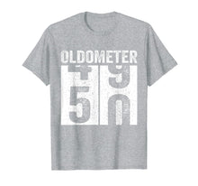Ladda upp bild till gallerivisning, Oldometer 49-50 Tee 50th Birthday Funny Gift Men Women T-Shirt 252519
