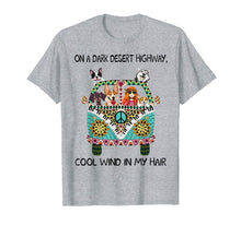 Ladda upp bild till gallerivisning, In Hair On Dark Highway A Desert Corgi Cool Wind Hippie Dog  T-Shirt 146340
