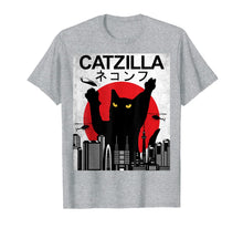 Ladda upp bild till gallerivisning, Funny shirts V-neck Tank top Hoodie sweatshirt usa uk au ca gifts for Vintage Catzilla - Japanese Cat Style - Retro Sunset Kitten T-Shirt 1024285
