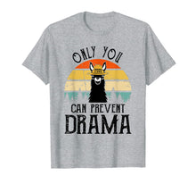 Ladda upp bild till gallerivisning, Only You Can Prevent Drama Llama Camping Vintage Funny Gift T-Shirt 466448
