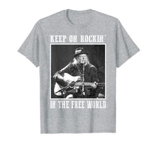 Ladda upp bild till gallerivisning, Keep on Rocking Neil shirts Young Funny The Free World Gifts T-Shirt 738375
