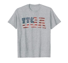 Ladda upp bild till gallerivisning, USA T Shirt US Flag Tee Patriodic 4th Of July America Tshirt 98158
