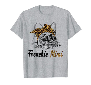 Funny shirts V-neck Tank top Hoodie sweatshirt usa uk au ca gifts for Cute French Bulldog Costume Frenchie Mimi Gifts Leopard Skin T-Shirt 1196220