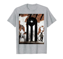 Ladda upp bild till gallerivisning, Puerto Rico B&amp;W flag PR Bandera negra T-shirts 212035
