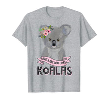 Ladda upp bild till gallerivisning, Just A Girl Who Loves Koalas Koala Bear T-Shirt-240525
