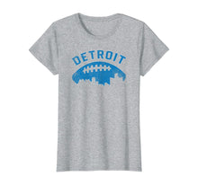 Ladda upp bild till gallerivisning, Vintage Detroit Michigan Cityscape Retro Football T-Shirt 287406
