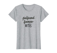 Ladda upp bild till gallerivisning, Funny shirts V-neck Tank top Hoodie sweatshirt usa uk au ca gifts for Girlfriend Fiancee Wife Shirt, Newly Married Wifey Gifts 1755006
