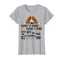 Ladda upp bild till gallerivisning, Funny shirts V-neck Tank top Hoodie sweatshirt usa uk au ca gifts for I'll be watching you - Basset Hound shirt 468475
